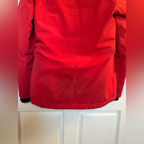 Canada Goose - Red Montebello Parka Winter Coat - Size Small - Picture 13 of 16
